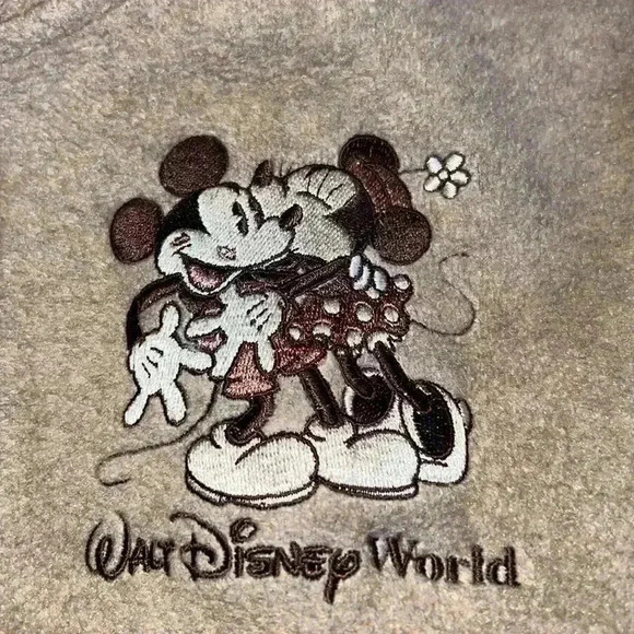 Walt Disney World Zip Up Fleece Jacket A1 - Picture 3 of 6